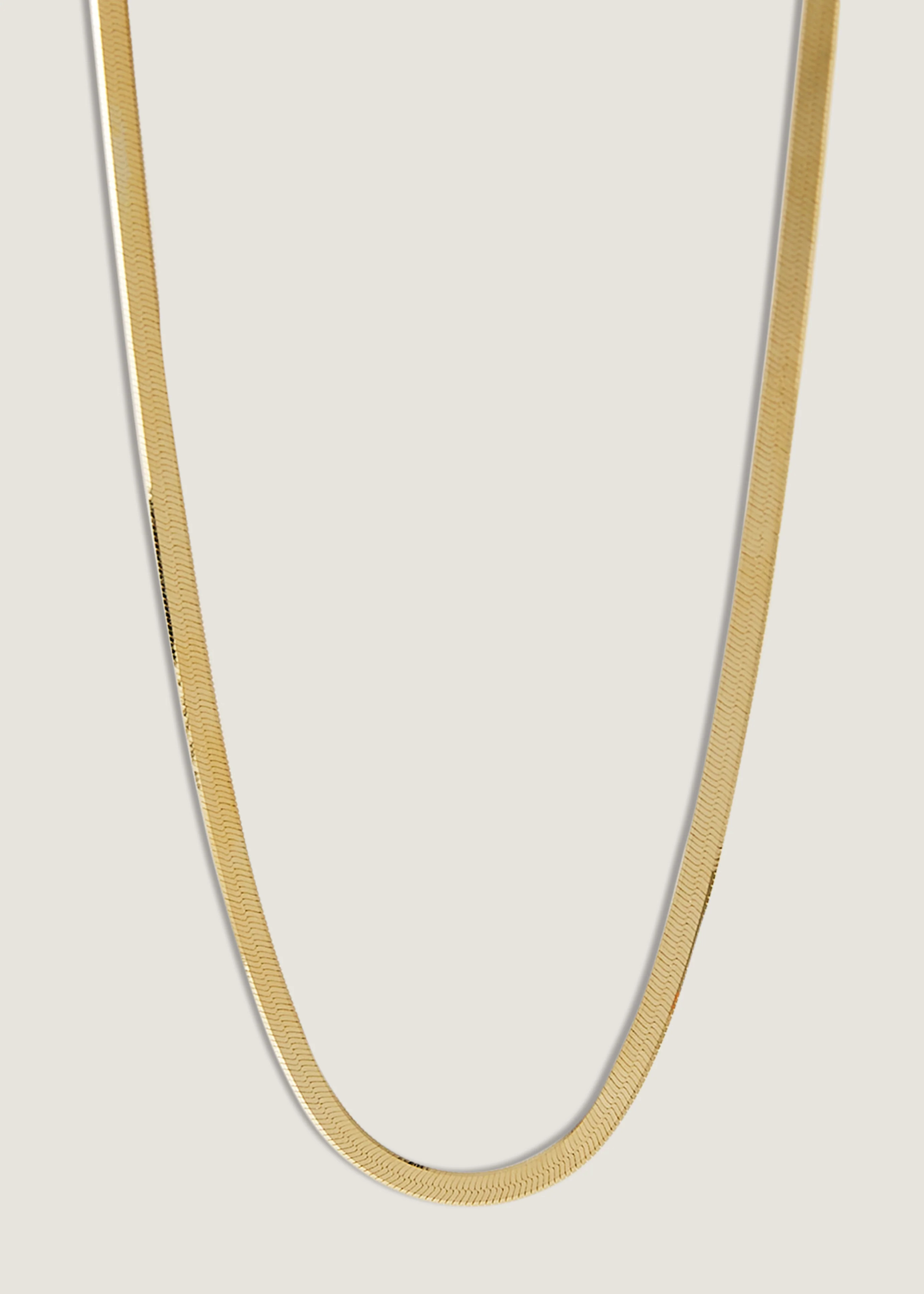 Petite Carter Herringbone Chain Necklace - Kinn | Kinn Studio
