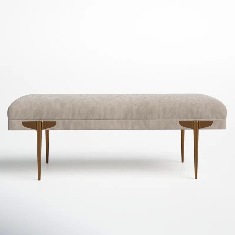 Amplitude Velvet Upholstered Bench | Wayfair North America