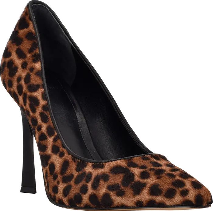 Marc Fisher LTD Sassiely Genuine Calf Hair Pointed Toe Pump | Nordstrom | Nordstrom