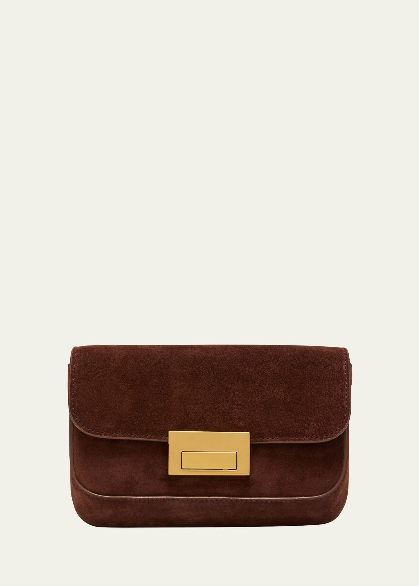 Loeffler Randall Stefania Flap Suede Shoulder Bag | Bergdorf Goodman
