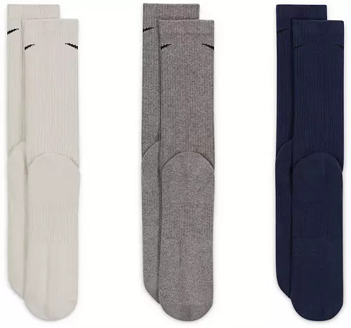 Nike Dri-FIT Everyday Plus Cushion Crew Socks - 3 Pack | Dick's Sporting Goods