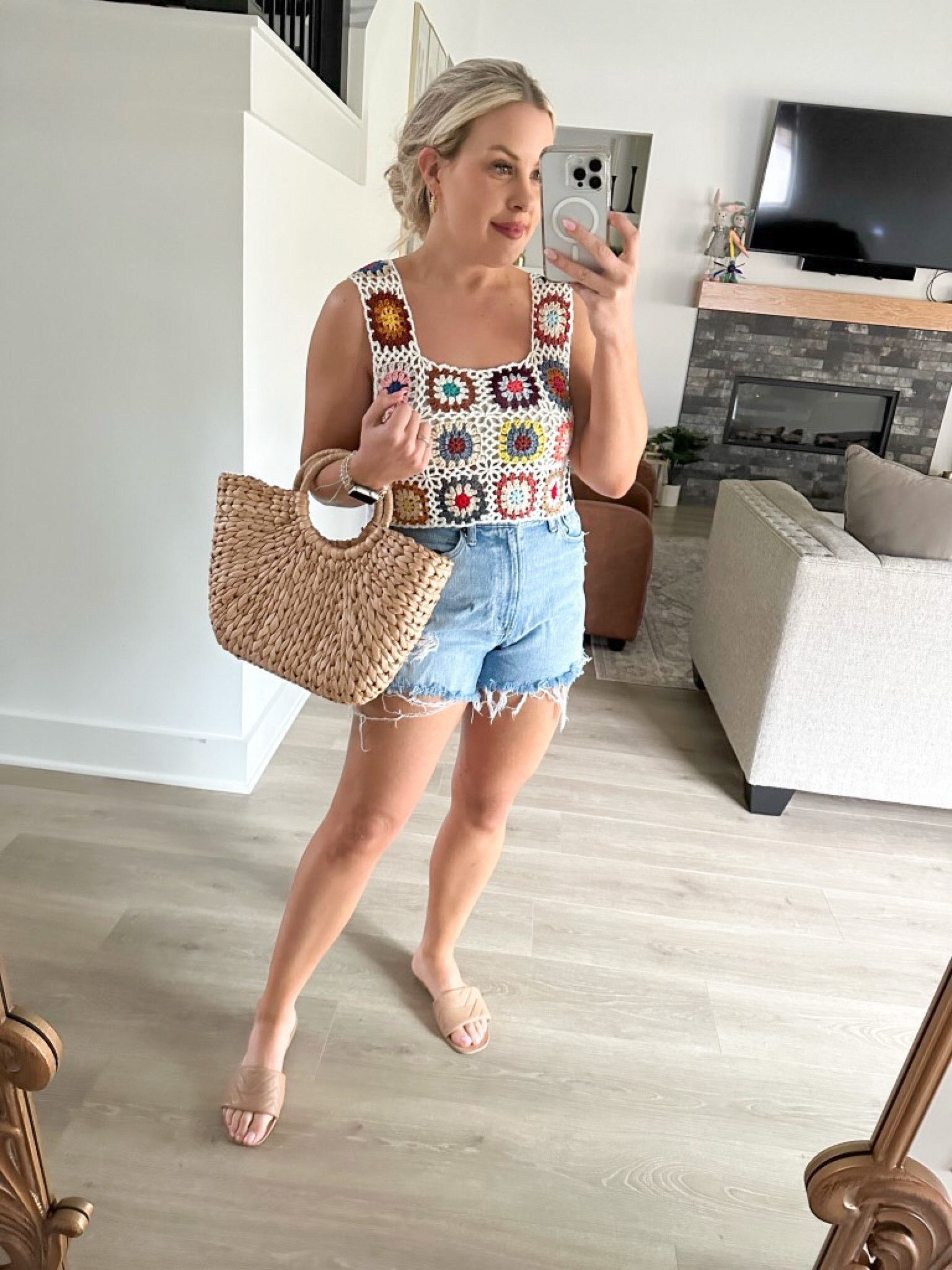 Amazon crochet top. Vacation outfit. Amazon finds. 

#beachoutfit #springoutfit #springbreak #springstyle #crotchettop

#LTKstyletip #LTKFind #LTKfit