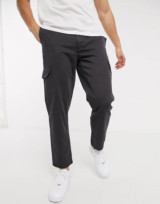 Topman – Graue Cargohose mit weitem Beinschnitt | ASOS | ASOS (Global)