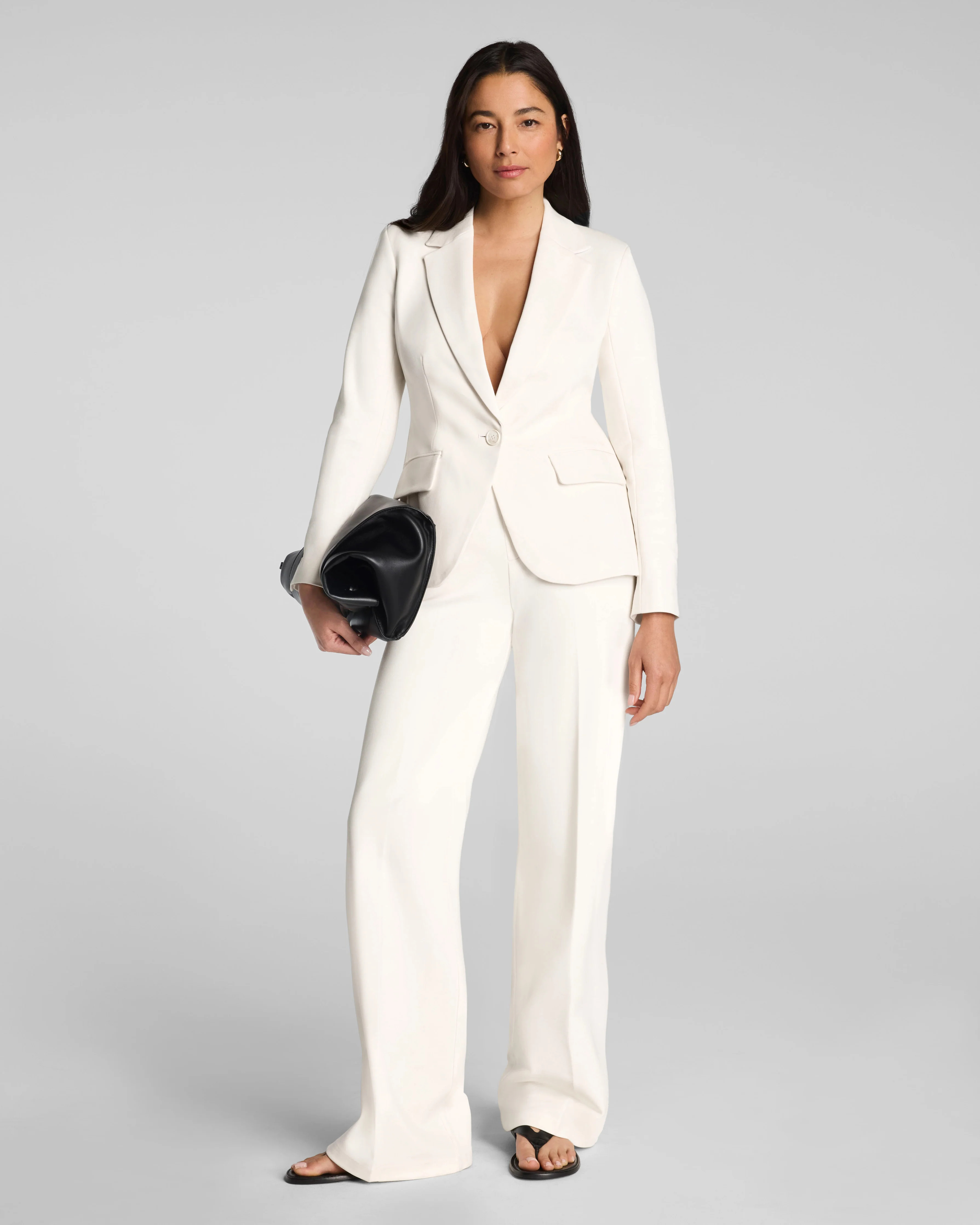 Wide Leg Ponte Pants with Compression | SPANX | Spanx