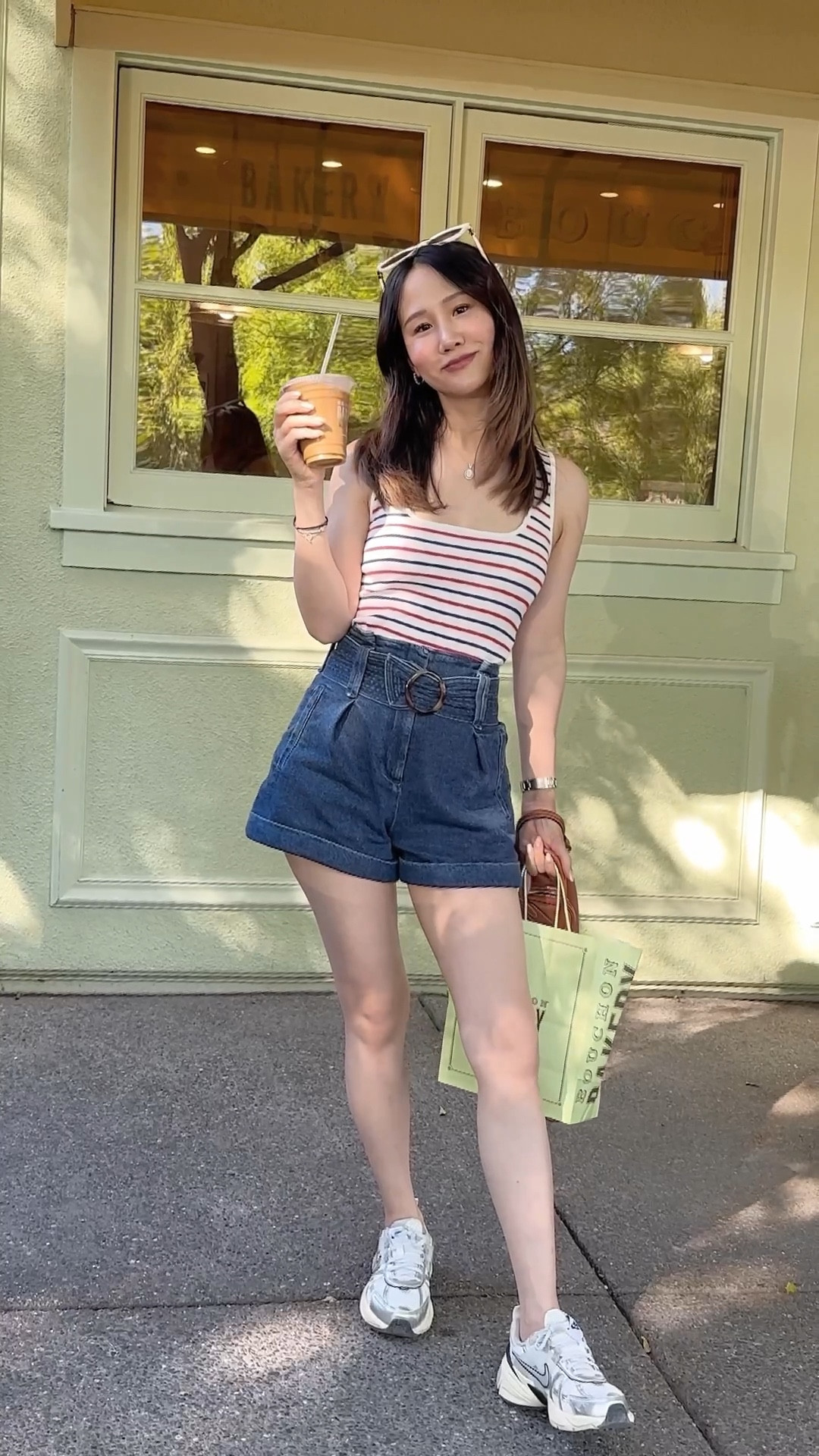 Say hi to sunshine and enjoying my last 2 weeks of maternity leave 

Wearing @sezane Juan Top & Rome Shorts




#LTKeurope #LTKAsia #LTKstyletip