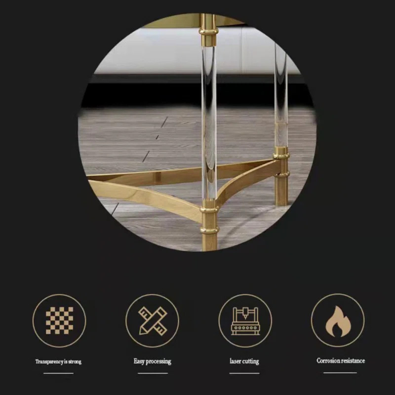 Round Acrylic Coffee Table | Wayfair North America