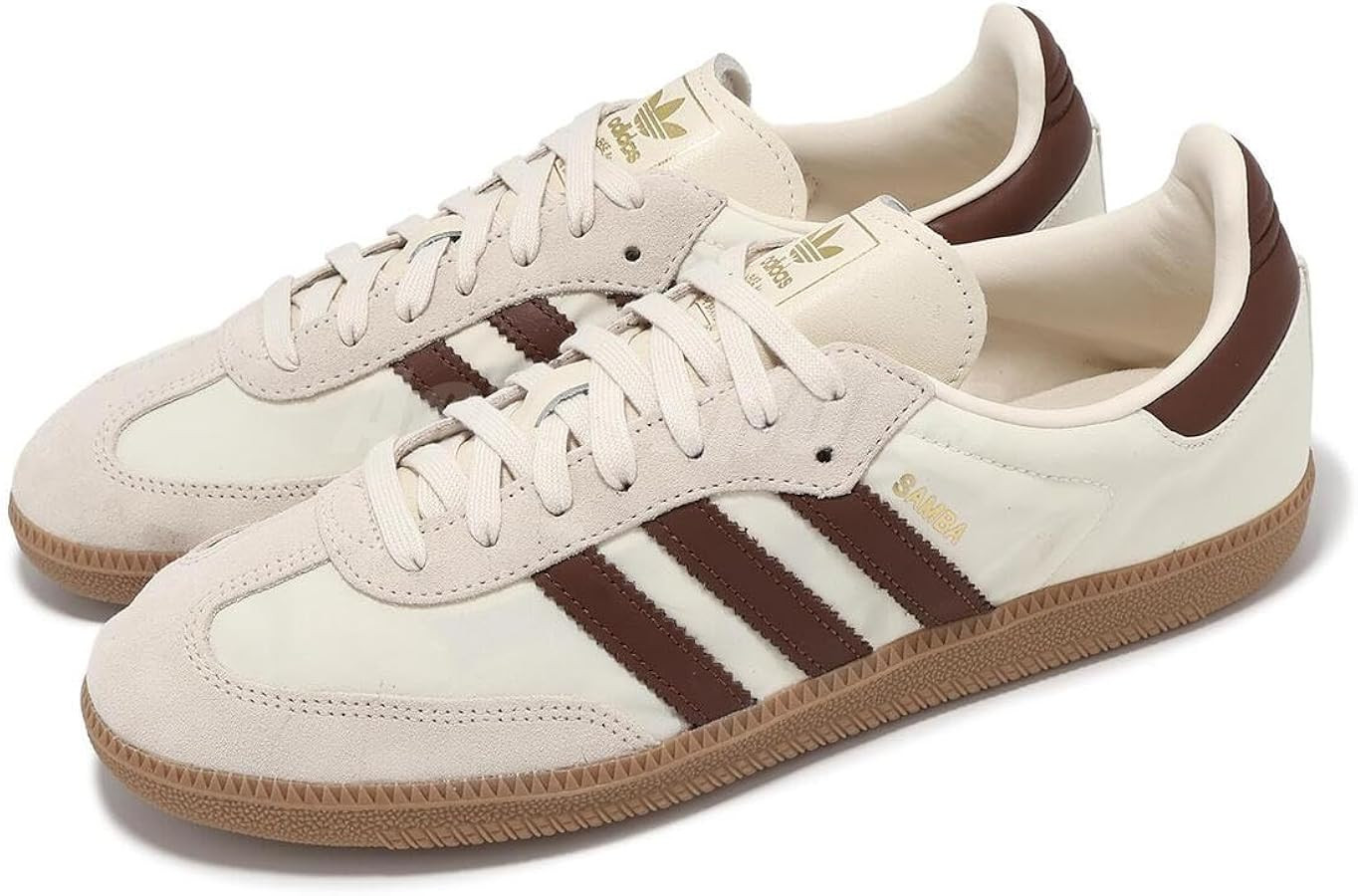 adidas Samba OG Cream Preloved Brown White Women's Size 6.5 | Amazon (US)