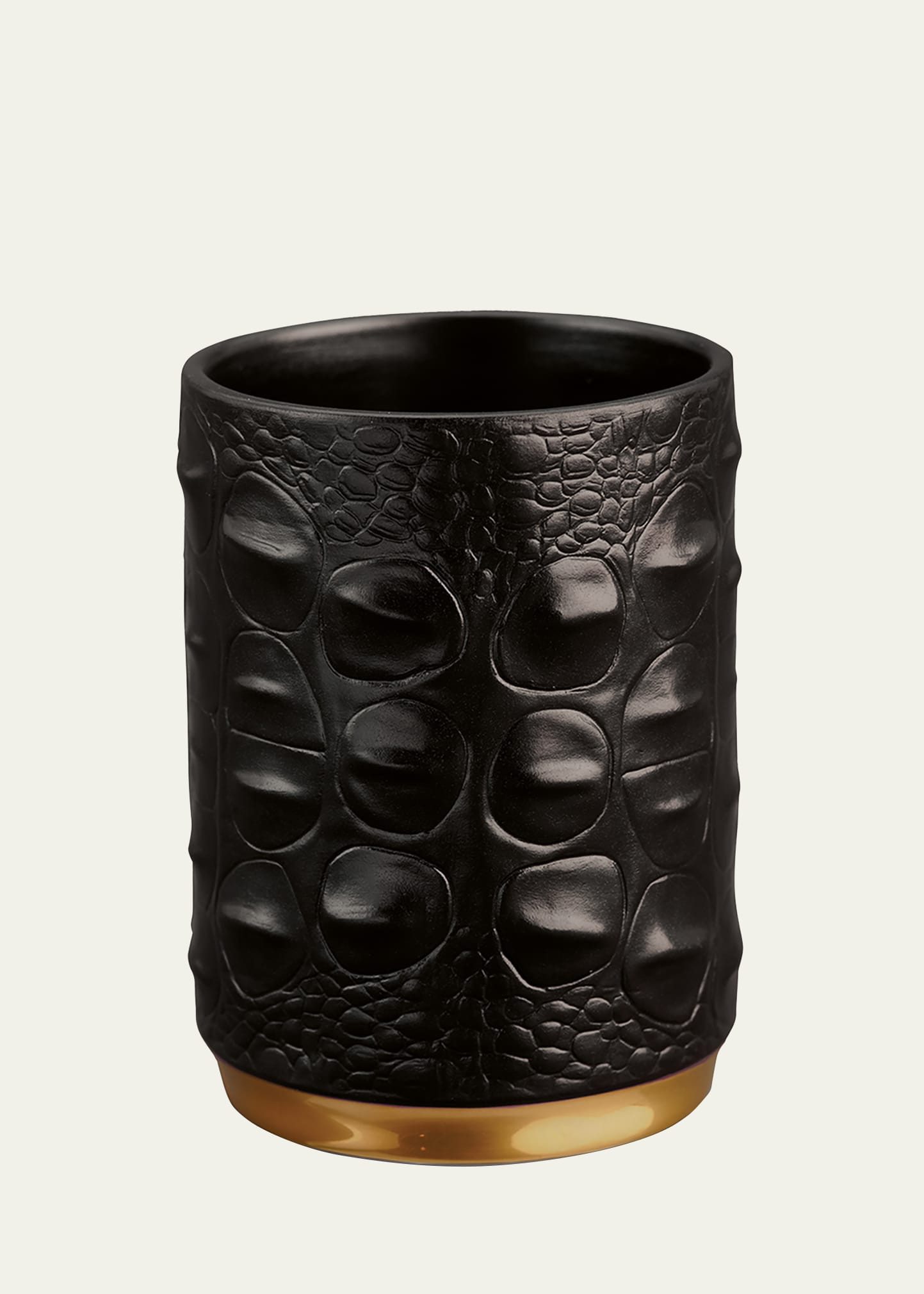 L'Objet Crocodile Pen Cup | Bergdorf Goodman