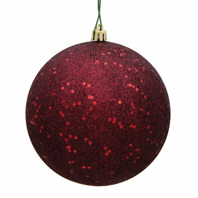 Burgundy Ball Ornament | Wayfair North America