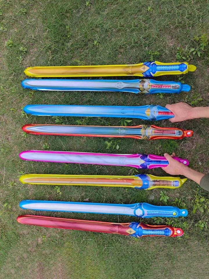 10pcs Random Inflatable Sword Balloon With Handle, Party Toy And Performance Prop, Small Gift | SHEIN