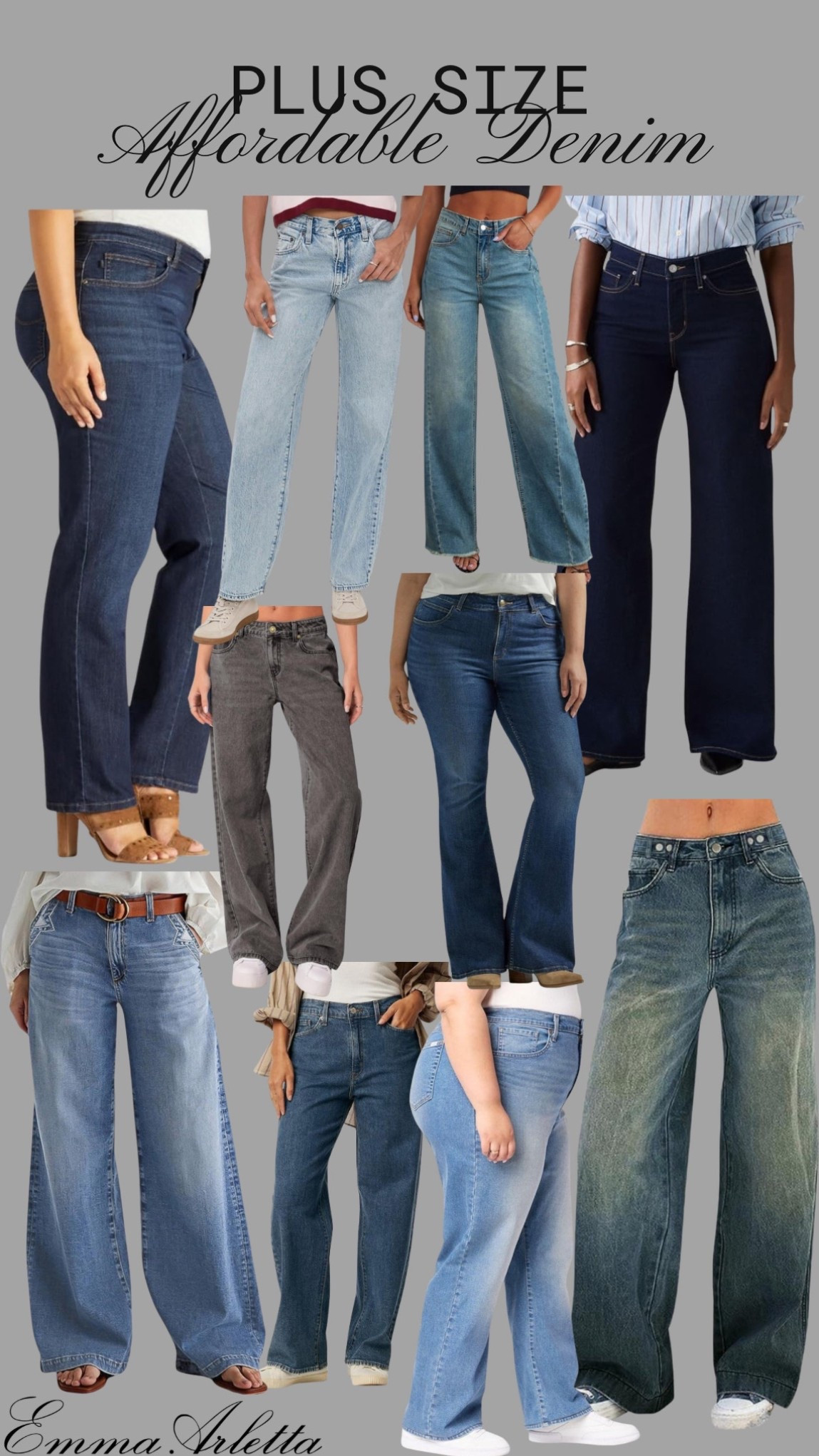 affordable plus size denim 🫶🏼👖

Denim, jeans, plus size jeans, fall fashion, curvy outfit, curvy jeans

#LTKStyleTip #LTKPlusSize #LTKSeasonal