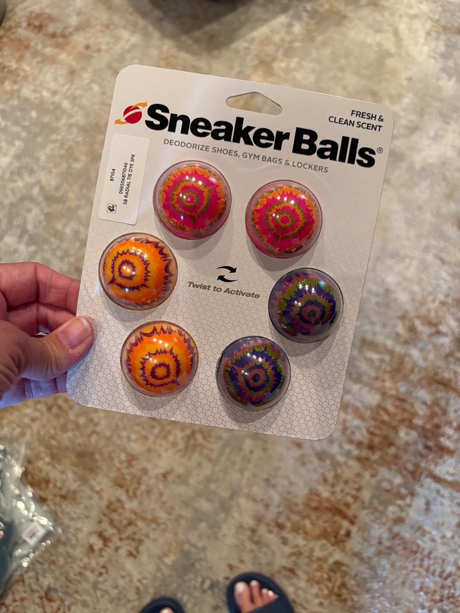 Stocking stuffer for the those with stinky shoes.