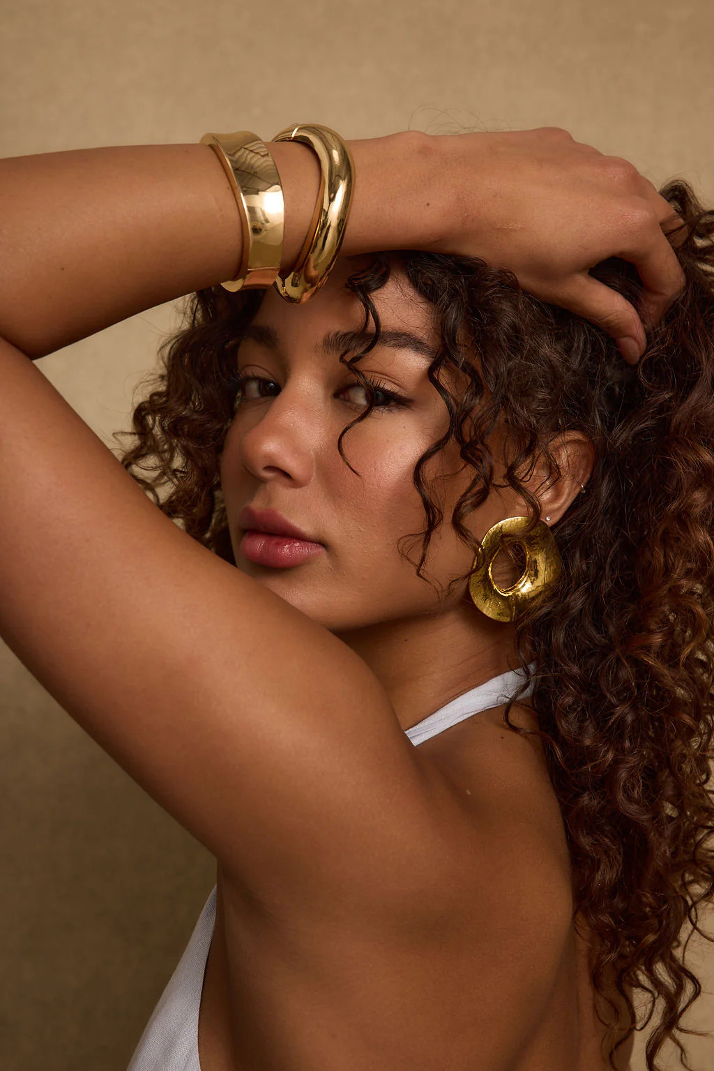 Elisa Gold Bangle Set | 12th Tribe