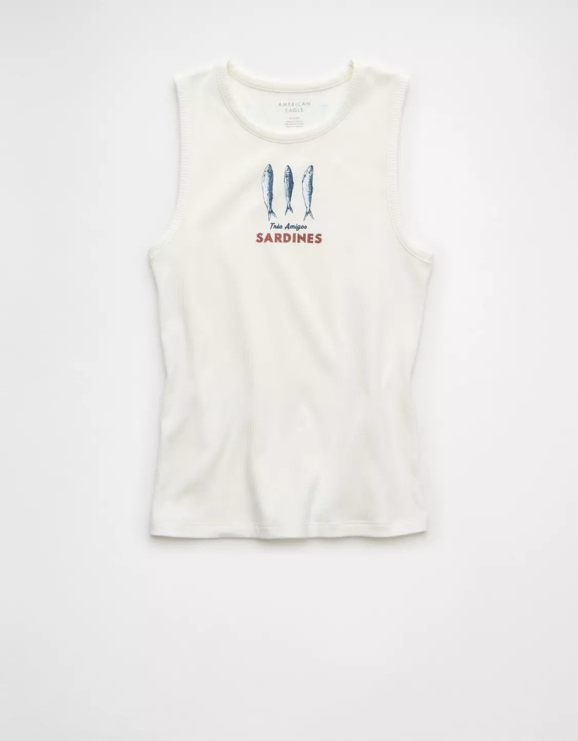 AE Boyfriend Food Graphic Muscle Tank Top | American Eagle Outfitters (US & CA)