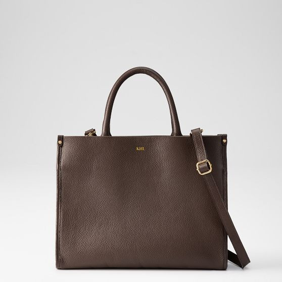 Harper Leather Tote | Mark and Graham