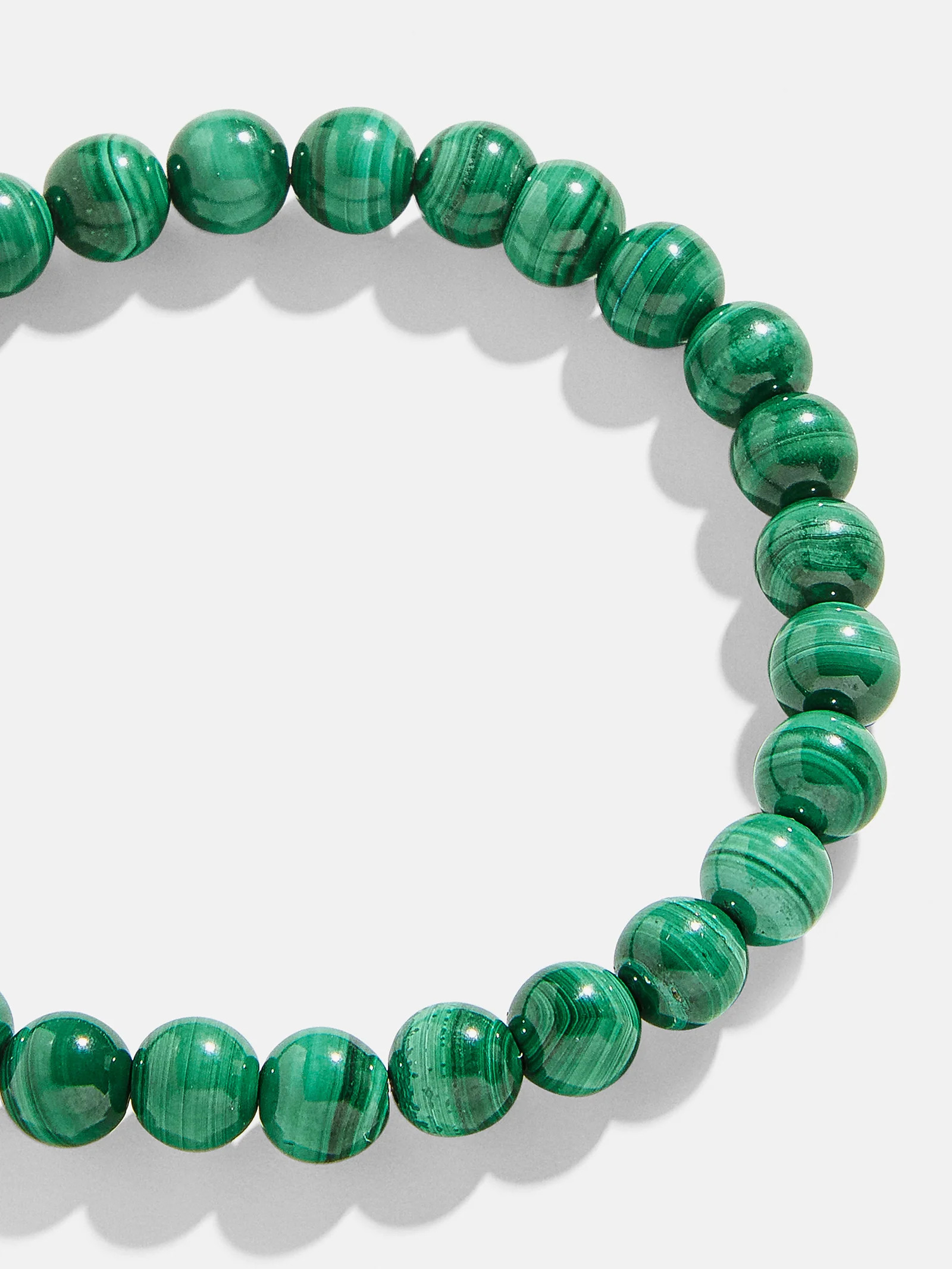 Cameron Semi-Precious Bracelet - Malachite Stone | BaubleBar (US)