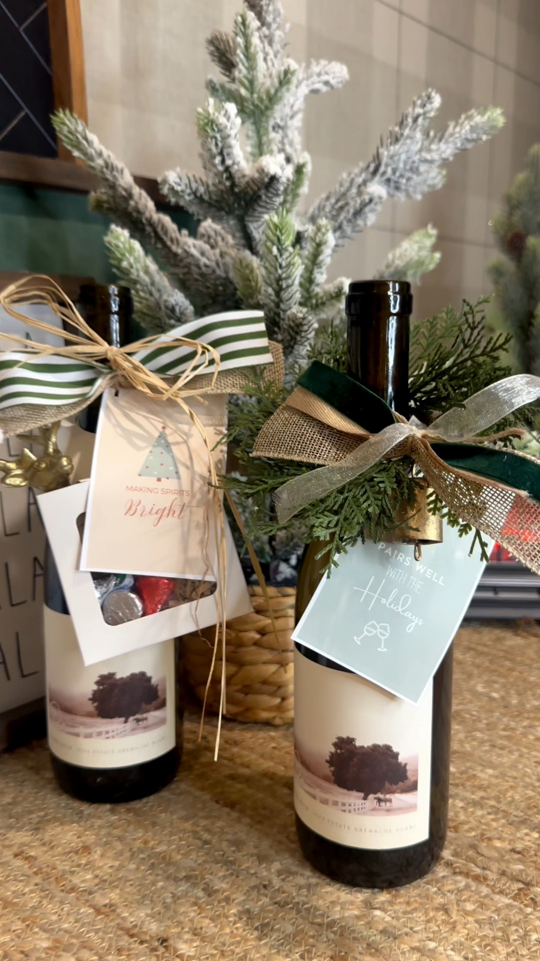 3 Simple ways to gift wine, champagne or sparking cider for the Holidays! Our gift tag print comes with 3 wine/ champagne/cider tags & 1 for gifting beer. So simple, easy, fun & festive! Happy Gifting🎄🥂

#LTKSeasonal #LTKHoliday #LTKGiftGuide