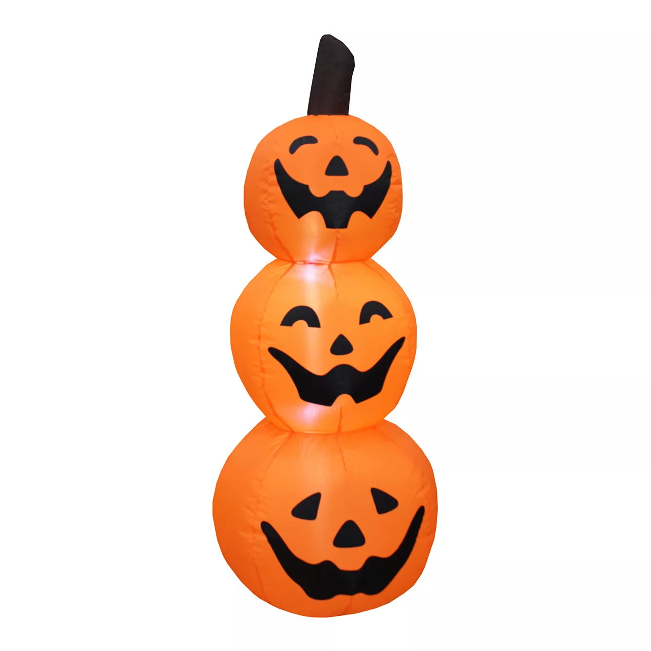 4-ft. Lighted Inflatable Stacked Pumpkins Outdoor Decor | Kohl's