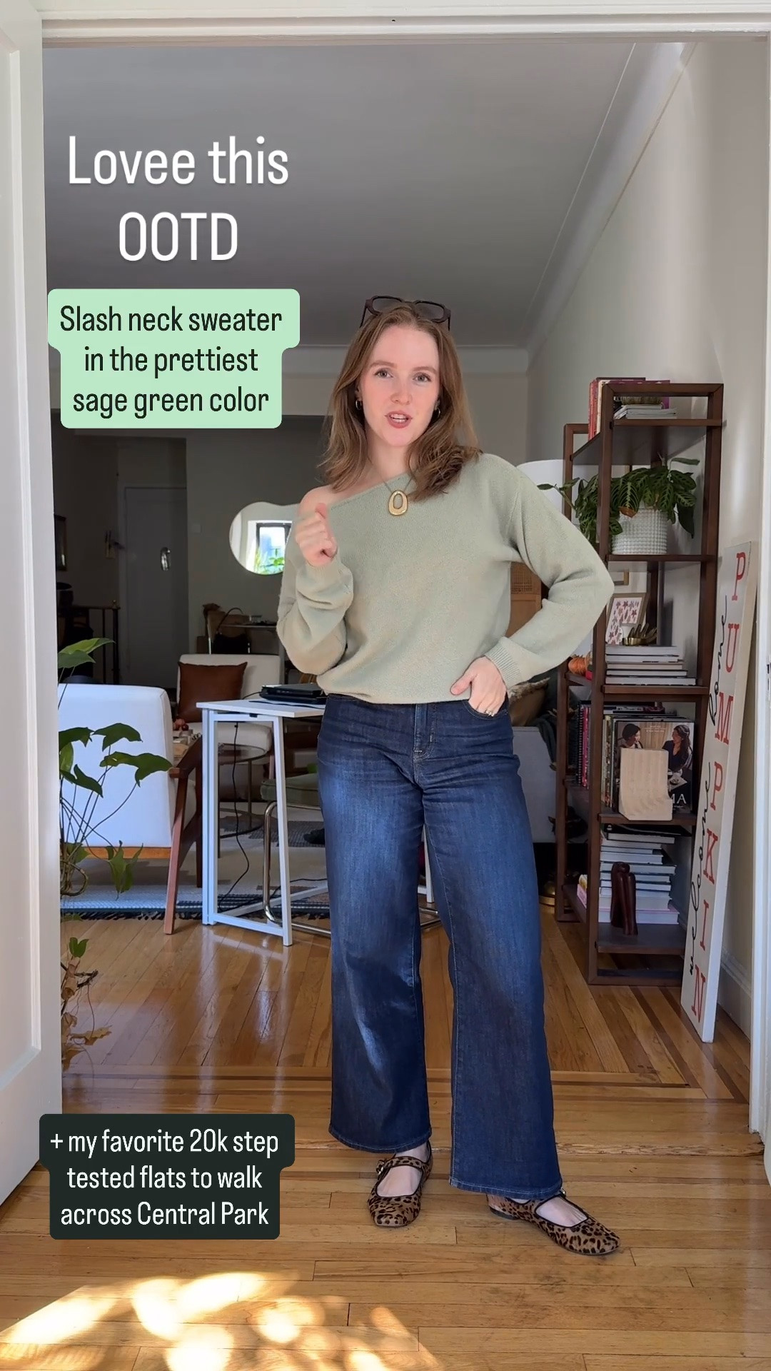 20% off code AFLTK The prettiest Abercrombie merino blend slash sweater for a comfy fall outfit. Wearing xs. Jeans are 25 regular. Size up 1/2 in shoes
