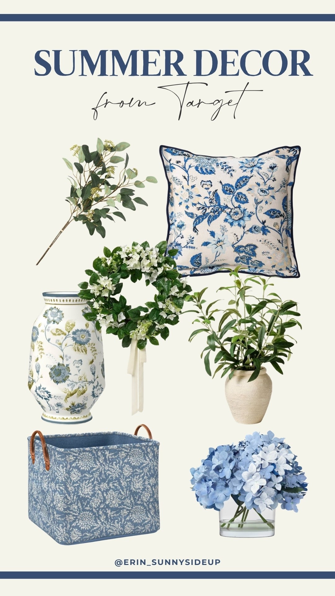 Blue summer decor I’m loving from Target!

#LTKSeasonal #LTKHome
