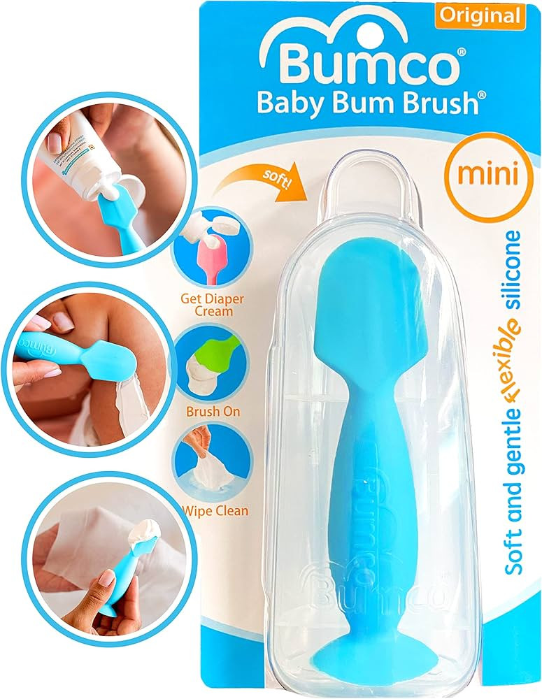 Bumco Diaper Cream Brush - Mini Baby Bum Brush with Travel Case, Baby Butt Paste Diaper Cream Spa... | Amazon (US)