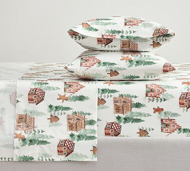 Gingerbread Forest Sheet Set | Pottery Barn (US)