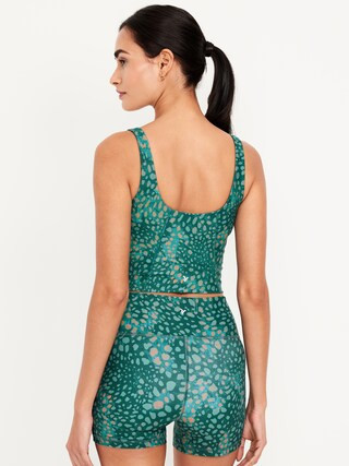 Light Support PowerSoft Longline Sports Bra | Old Navy (US)