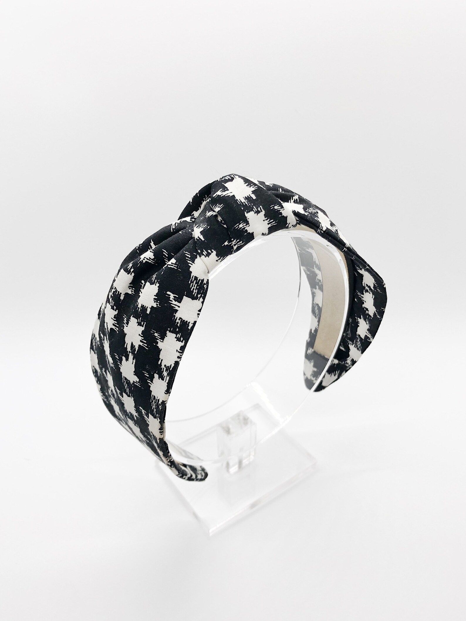 Black & white houndstooth Headband | Etsy | Etsy (US)