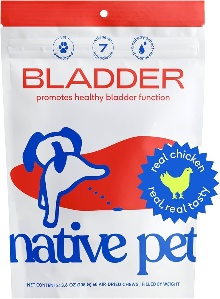 Native Pet Dog UTI Treatment - Chicken Chews for Dog & Cat UTI, incl. Cranberry - Dog Bladder Con... | Amazon (US)