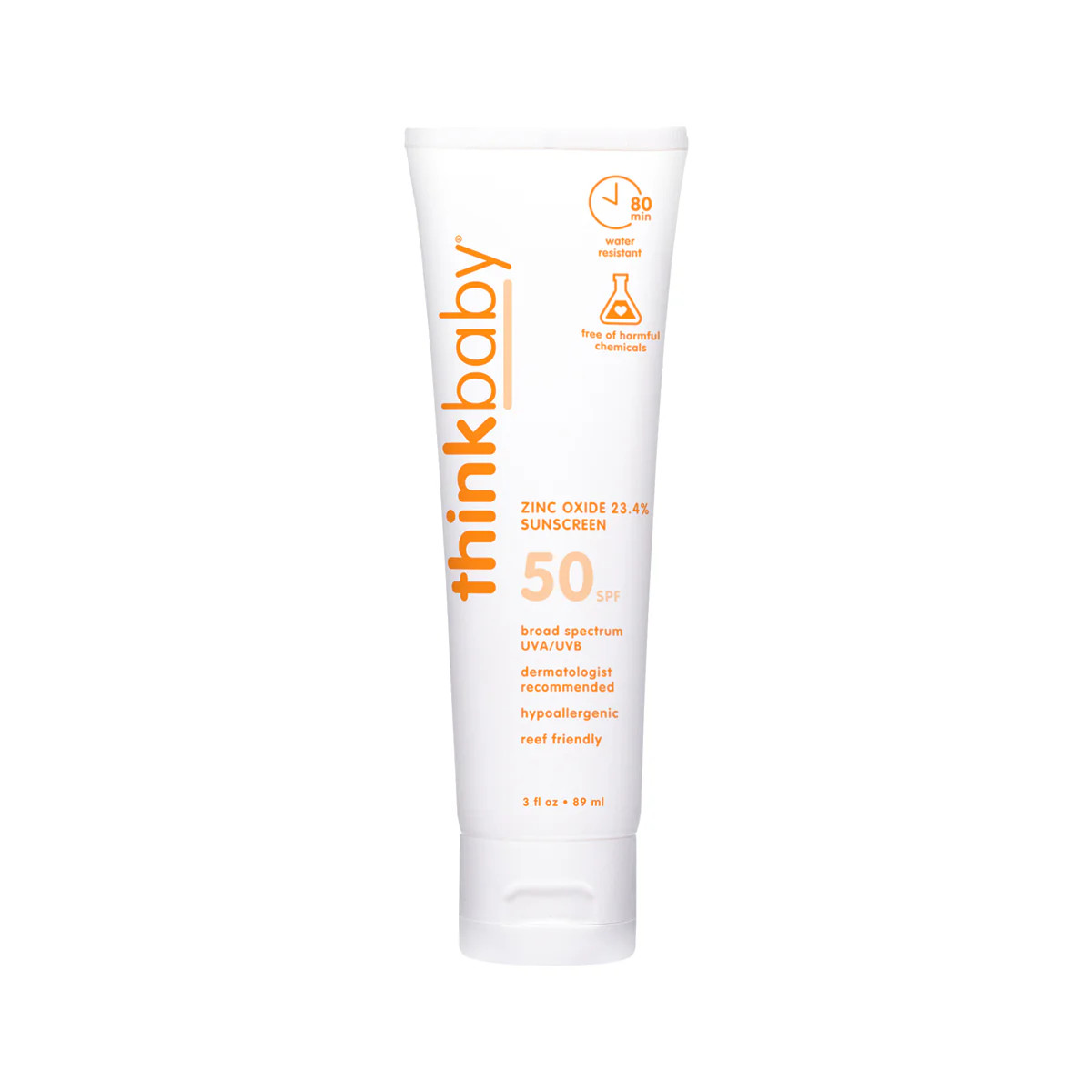 Thinkbaby Safe Sunscreen SPF 50+ (3oz) | THINK SUN
