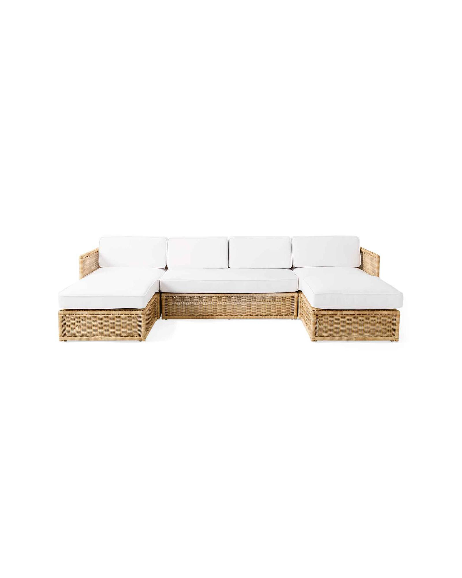 Pacifica Modular U-Sectional - Light Dune | Serena and Lily