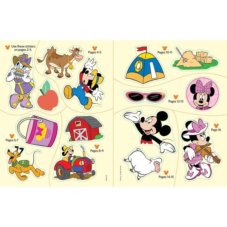 EDITORS OF DREAMTIVITY: Disney Mickey: My First Big Sticker Book: Stickertivity with 8 Sticker Sh... | Walmart (US)