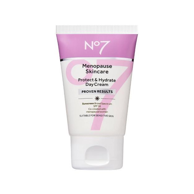 No7 Menopause Skincare Protect & Hydrate Day Cream SPF 30 - 1.69 fl oz | Target