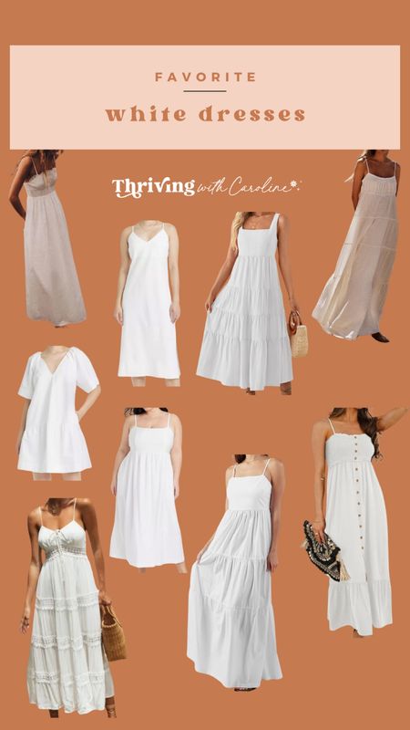 Favorite white dresses for this summer! 

#LTKSeasonal #LTKU #LTKStyleTip