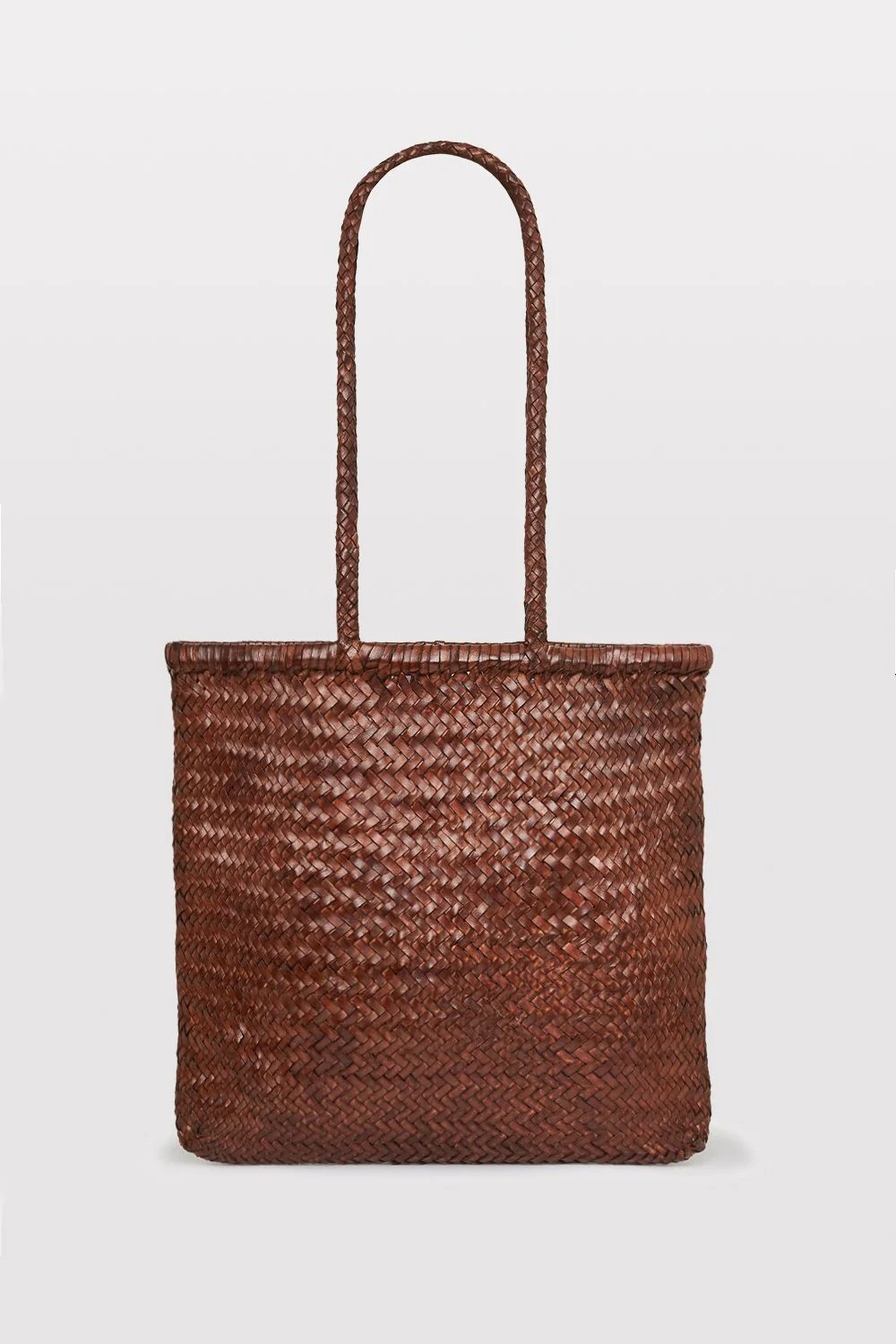 PRE-ORDER: Bagu Woven Tote - Antique Tan | St. Agni