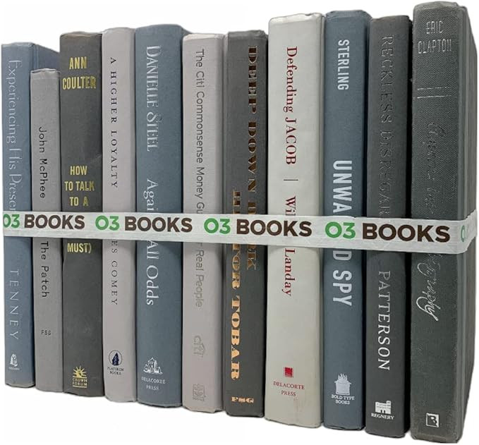 Curated Decorative Books Hardcover Décor Books for Home Décor, Choose Color, Interior Design, O... | Amazon (US)