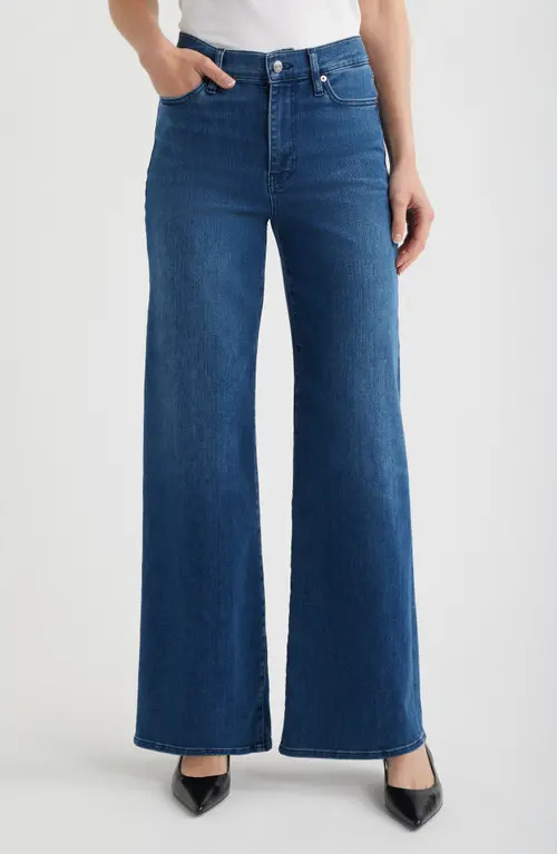FRAME Le Slim Palazzo High Waist Wide Leg Jeans in Aubade at Nordstrom, Size 27 | Nordstrom