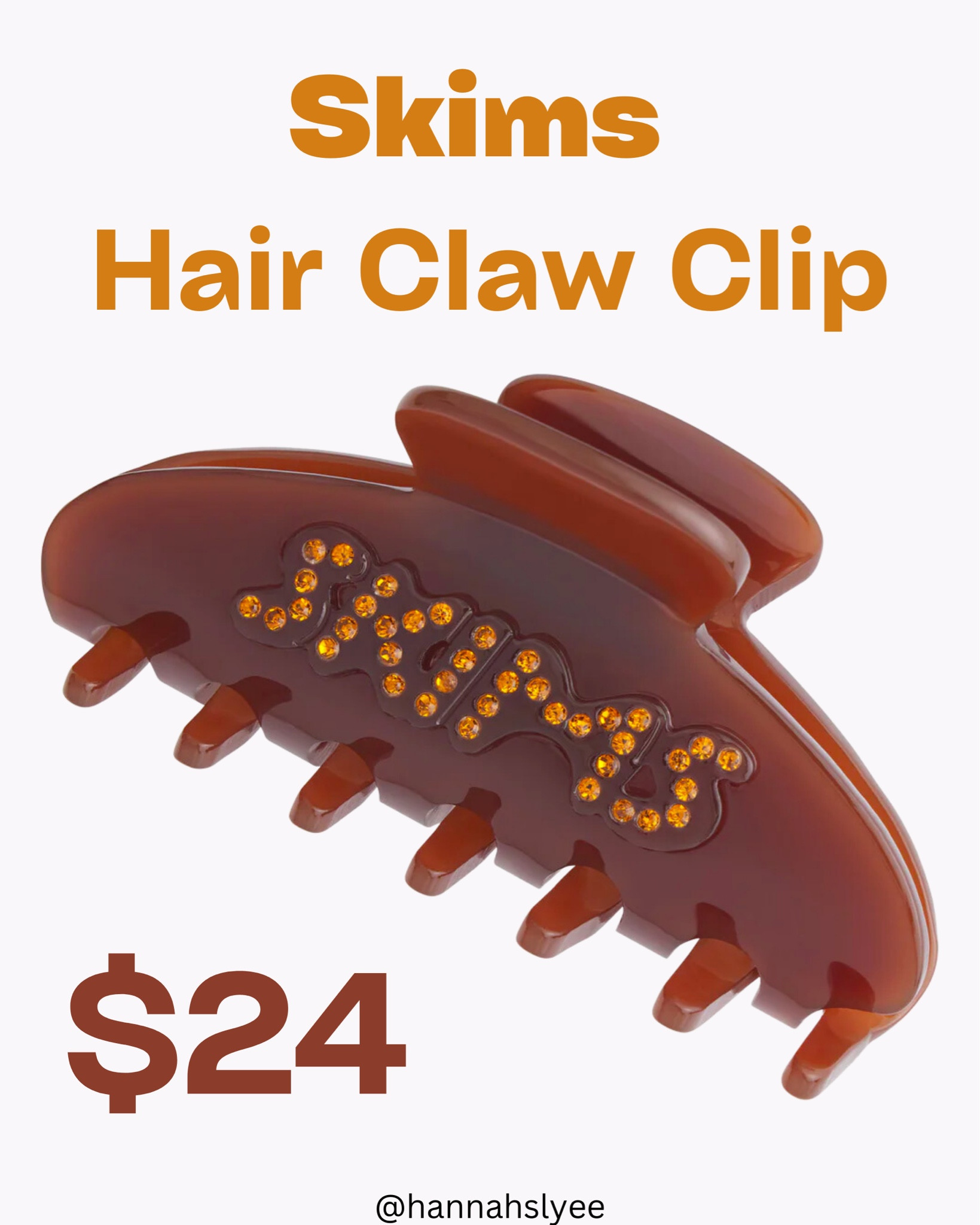 Skims Hair Claw Clip 

#LTKbeauty #LTKfit #LTKstyletip