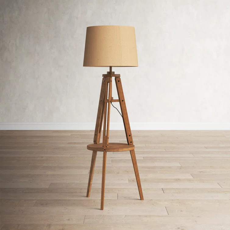 Addingham Solid Wood Floor Lamp | Wayfair North America