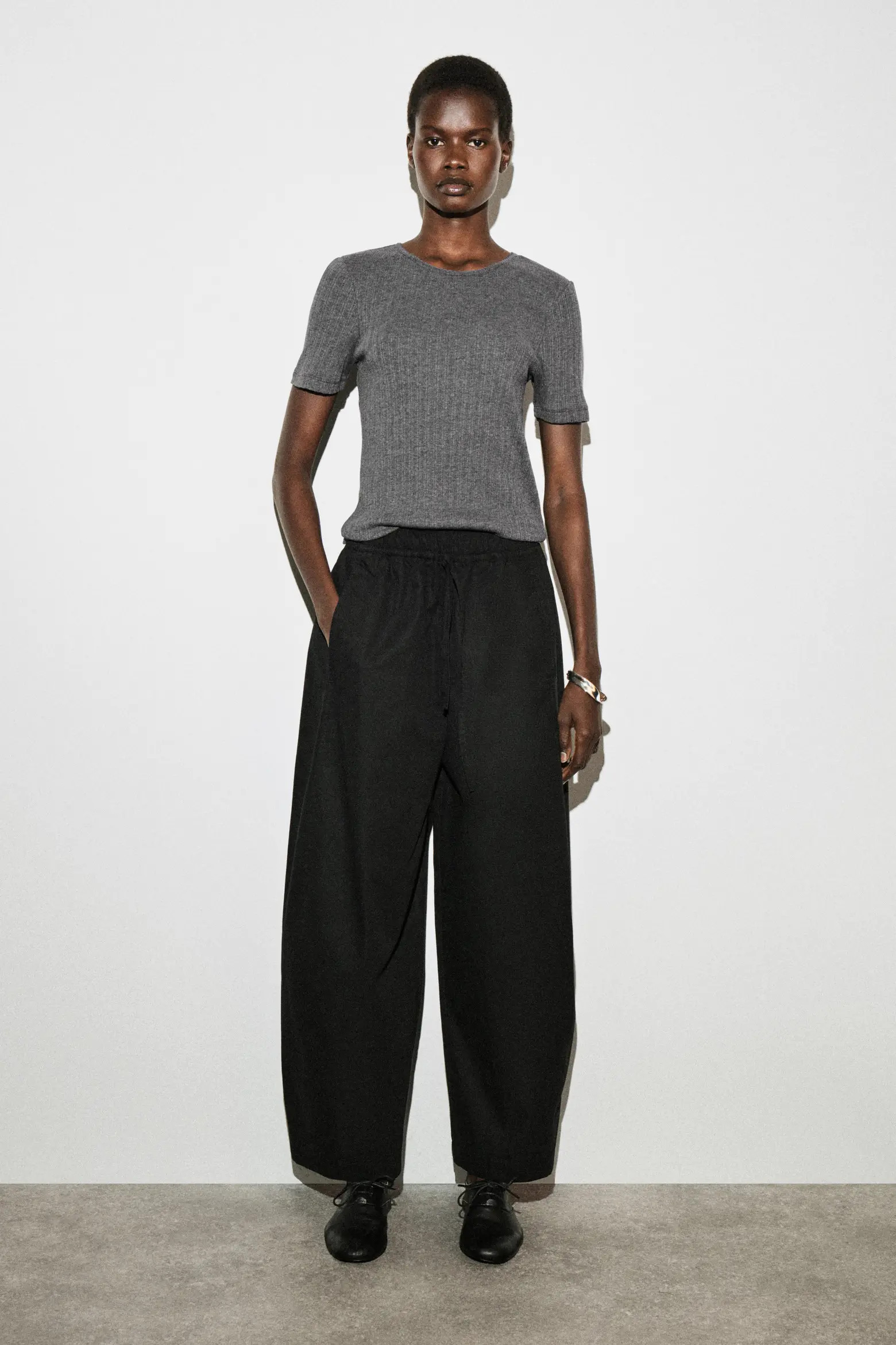 COS Elasticated Barrel-Leg Pants (Women) | Nordstrom | Nordstrom