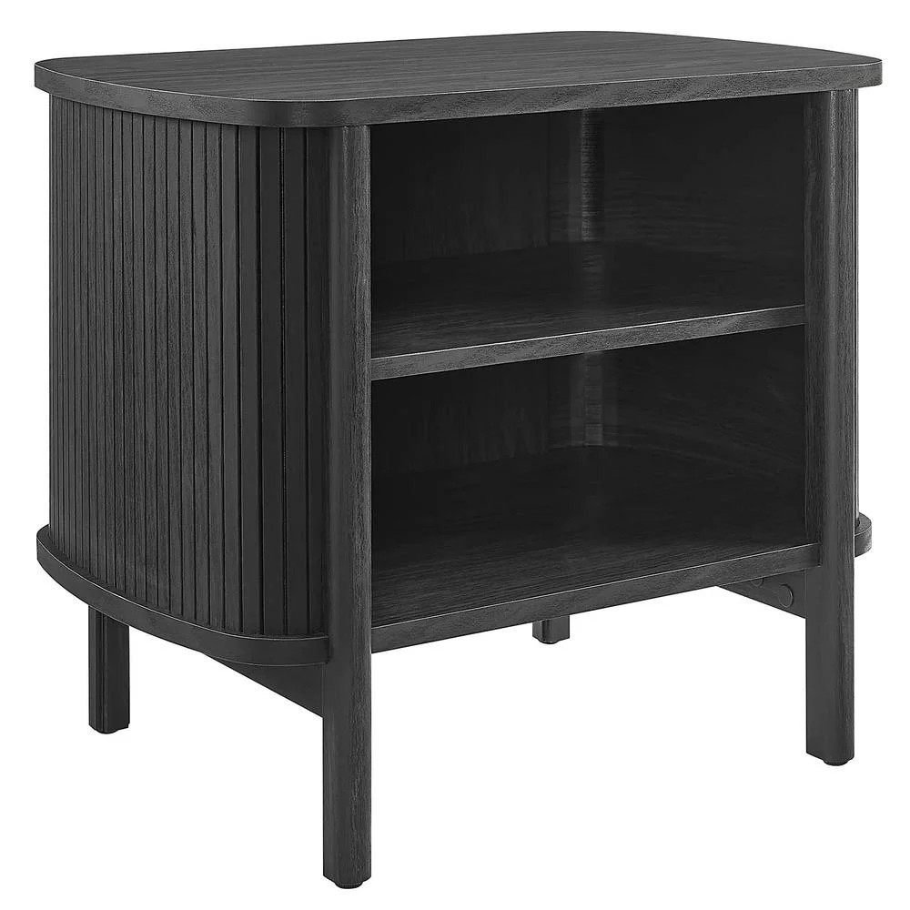 Cadence Open Nightstand in Black | Walmart (US)