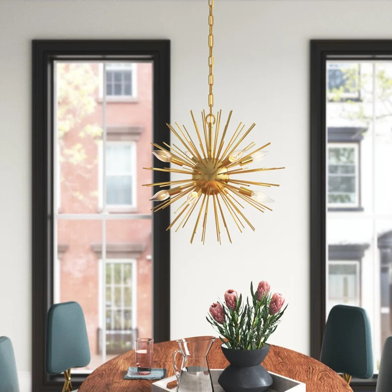 Sumler 8 - Light Dimmable Sputnik Sphere Chandelier | Wayfair North America