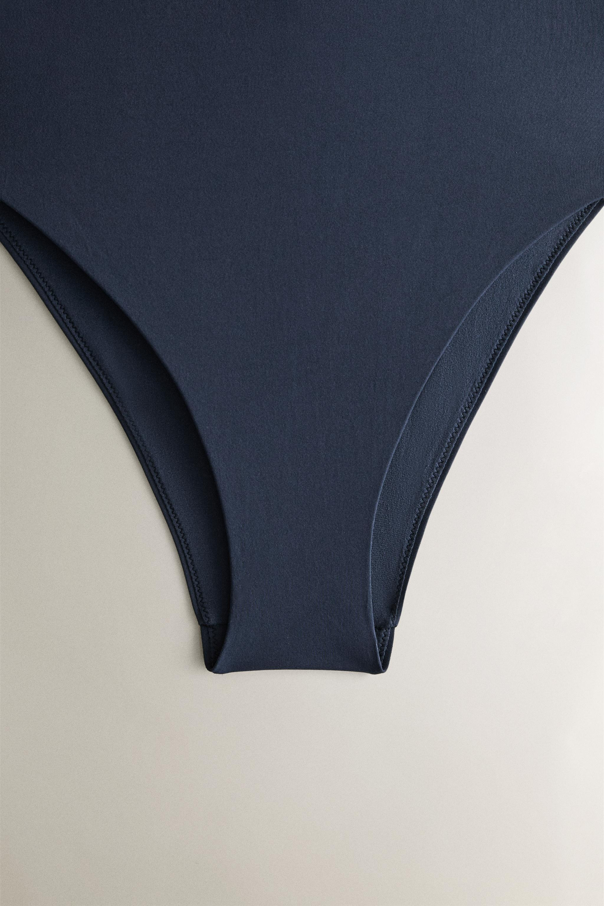 BEACH SWIMSUIT WITH THIN STRAPS | Zara UK