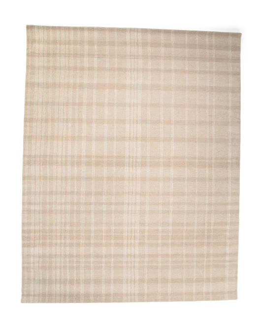 8x10 Wool Grid Area Rug | TJ Maxx