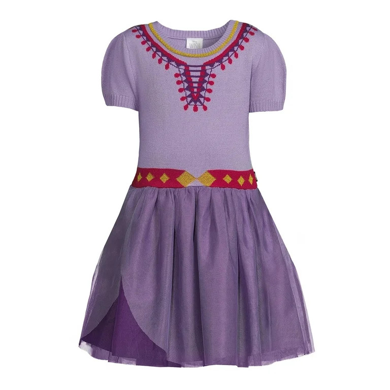 Toddler Girl Purple Wish Dress, Sizes 2T-4T | Walmart (US)