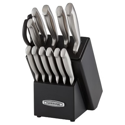 Farberware Edgekeeper 13 Piece Self Sharpening StainlessSteel Hollow Handle Knife Block Set | Target