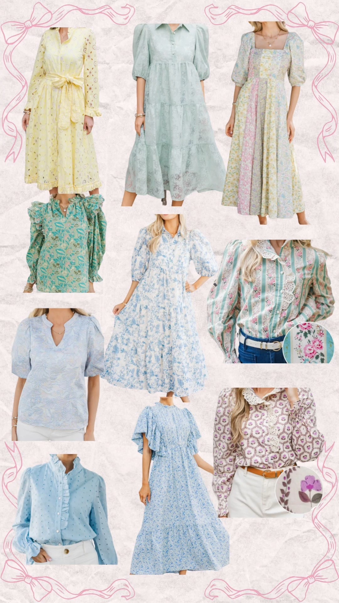 The ultimate grandmillennial wardrobe. These spring patterns and colors are stunning 

romantic knits

#LTKootd #LTKMidsize #LTKgrwm