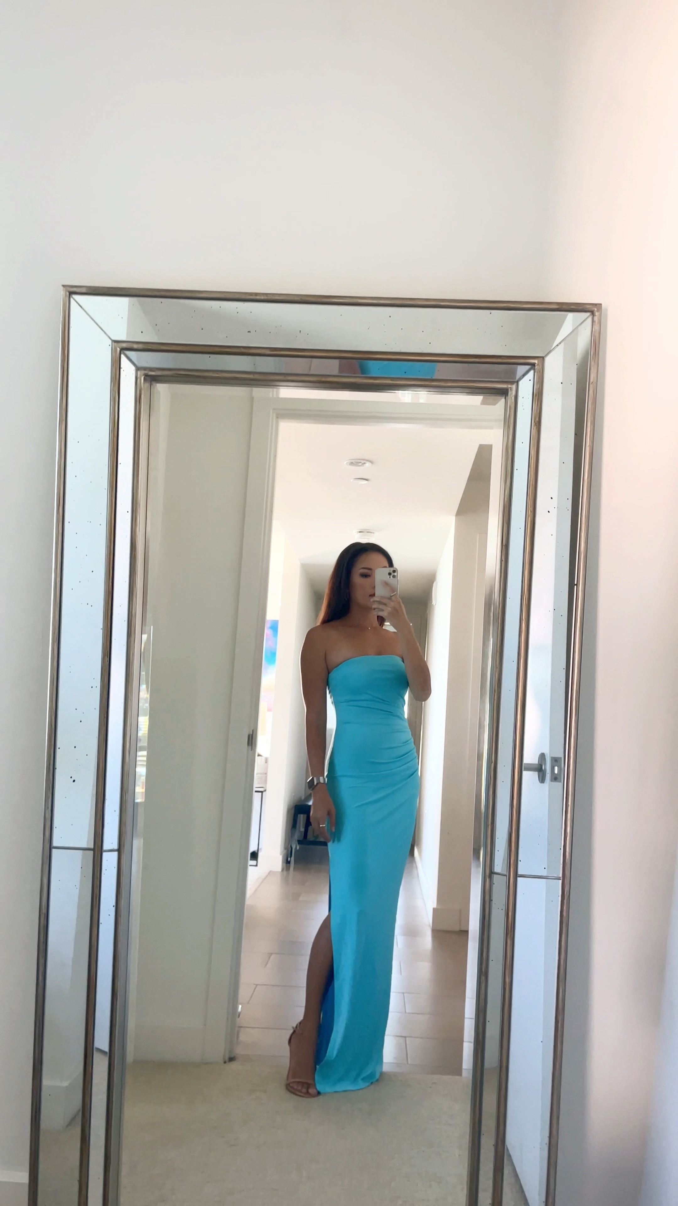 This gorgeous aquamarine maxi dress comes in 3 colors, all perfect for summer! I decided to also wear shapewear under this one, and I like how it smooths my tummy. Wearing size XS in the dress and small regular  in the shapewear

#LTKSeasonal #LTKStyleTip #LTKParties