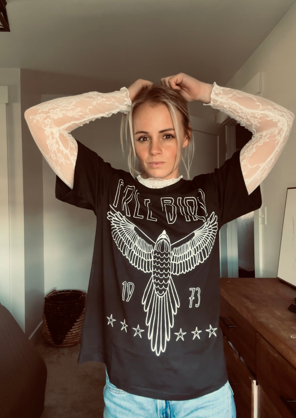 Lace shirts are so cute to layer with!

#LTKSaleAlert #LTKPetite #LTKStyleTip