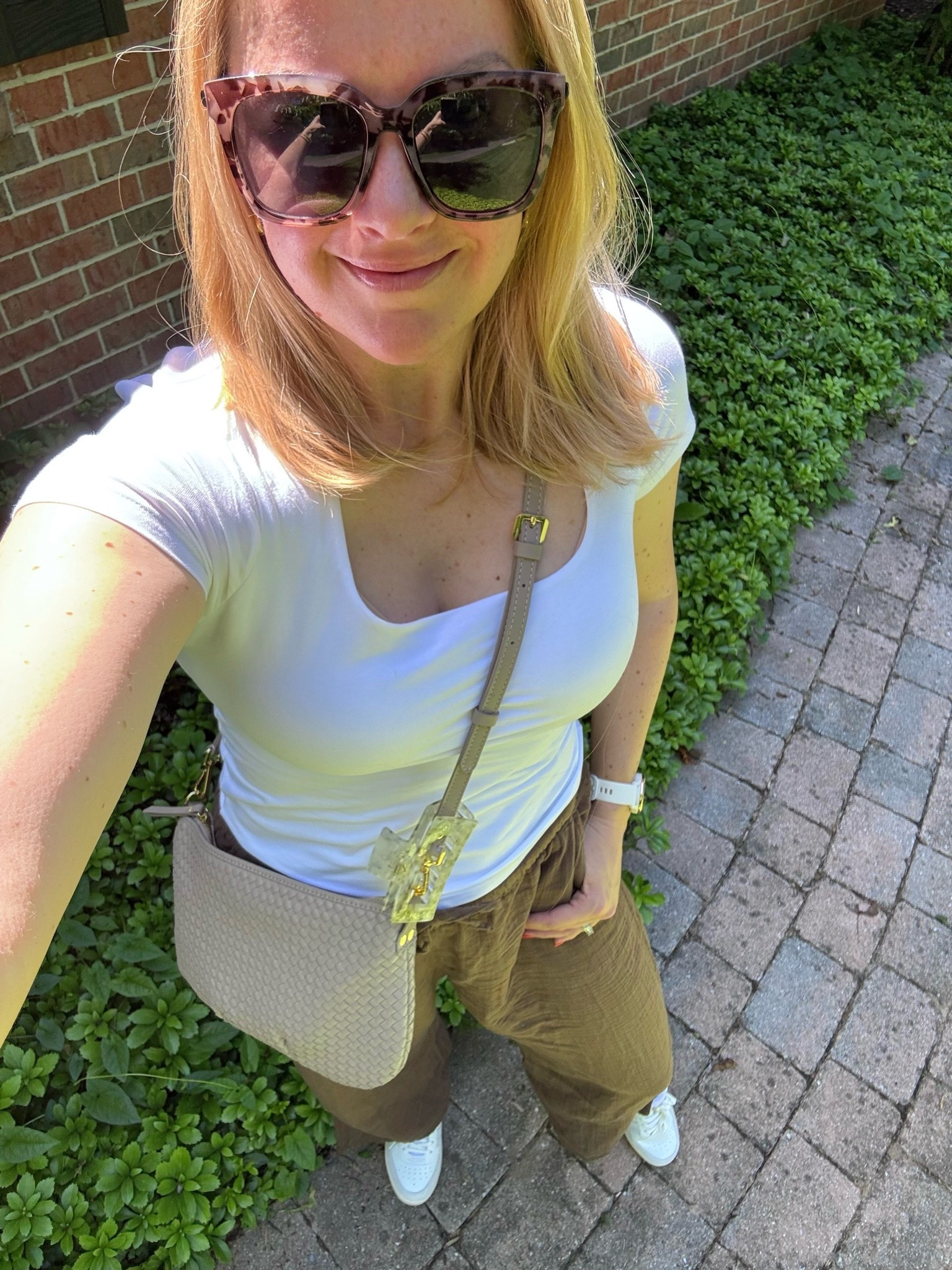 Casual weekend outfit for summer

Gauze pants are super comfy, have pockets and fit true to size